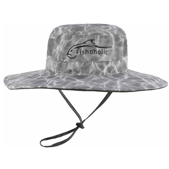 Fishing Hat Boonie Bucket Hat UPF50+ Sun Protection Wide Brim 2 Adj Strap New - Picture 2 of 8